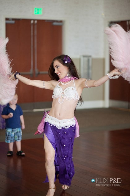 Belly Dancer Carrara Nour at Lake Mary Events Center Wedding