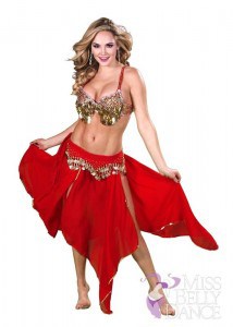 A perfect belly dance costume for Halloween, just $64.99 from MissBellyDance.com!
