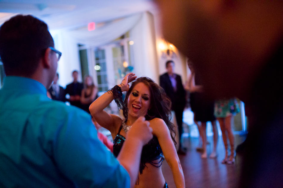 Belly Dancer Carrara Nour at an Egyptian Sweet 16 at Crystal Ballroom Sunset Harbor Daytona. Photo by Jerry & Denise